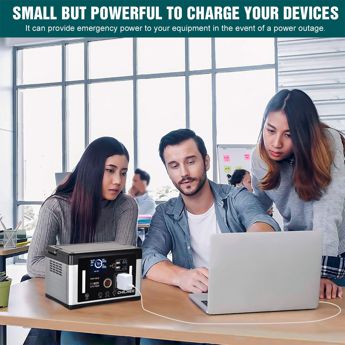 Generator solar inteligent de 700 W pentru încărcarea iluminatului de urgență